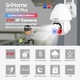 Camera de supraveghere 8MP WIFI Sricam SH039B Plus SriHome, Exterior, UltraHD 4K, Conectare Telefon / PC, Night Vision Color, Alarma, Auto Tracking, Rezistenta la Apa, alb