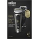 Braun Series 9 PRO+ 9565cc elektromos borotva, ProLift trimmer, SensoFlex, AutoSense, Sonic Technology, 40 000 vágási művelet, 5 vágóelem, 6 az 1-ben Smart Care Station, utazótáska, grafit