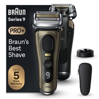 Aparat de ras electric Braun Series 9 PRO+ 9519s, ProLift Trimmer, SensoFlex, AutoSense, Sonic Technology, 40.000 de actiuni de taiere, 5 elemente de taiere, Suport de incarcare, Trusa de voiaj, Auriu