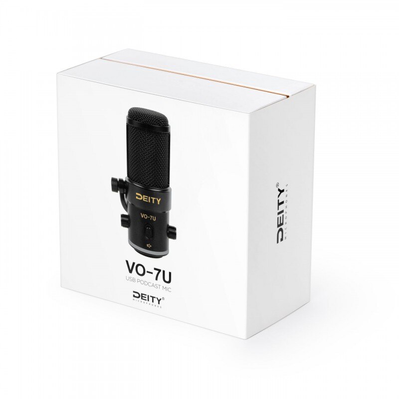 Микрофон Deity, VO-7U, за подкаст, 20Hz - 20kHz, черен - eMAG.bg