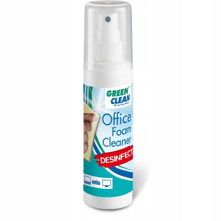 Дезинфектант за пластмаса/стъкло, Green Clean, Office Disinfect, 125 ml