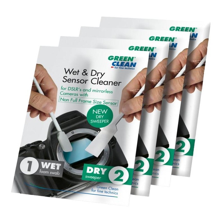 Set 8 spatule pentru curatarea matricelor, Green Clean, 24mm