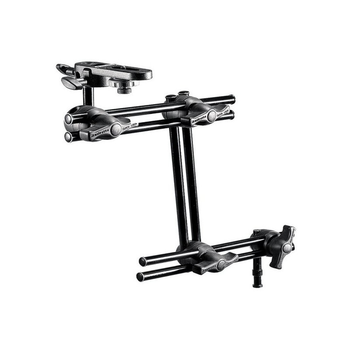 Kar kameratartóval, Manfrotto, Fekete