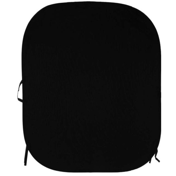 Összecsukható háttér, Manfrotto, 1,8 x 2,1 m, szürke/fekete