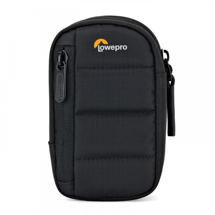 Husa aparat foto compact, Lowepro, Nylon, 8.8 x 5.3 x 14.3 cm, Negru