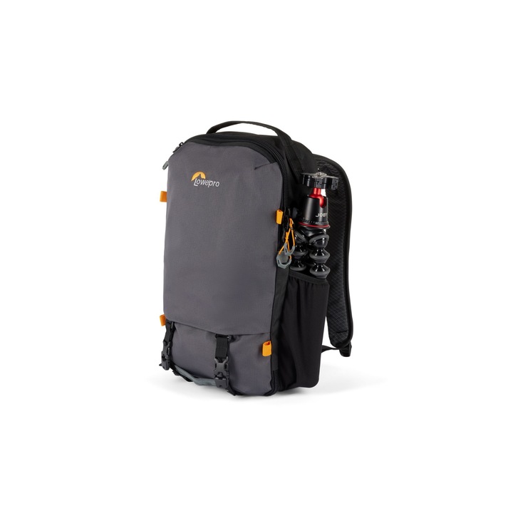 Rucsac echipament foto, Lowepro, Textil, 26 x 15 x 45 cm, Gri