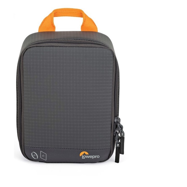 Чанта за фото/видео аксесоари, Lowepro, Текстил, 15x8x20 см, Сива