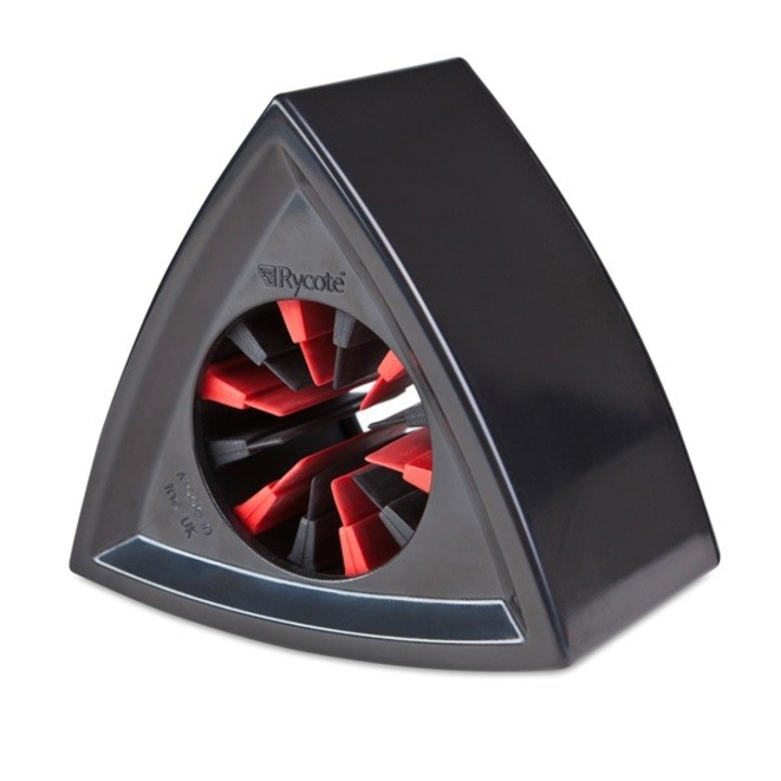 Accesoriu microfon triunghiular, Rycote, 95x55 mm, Negru