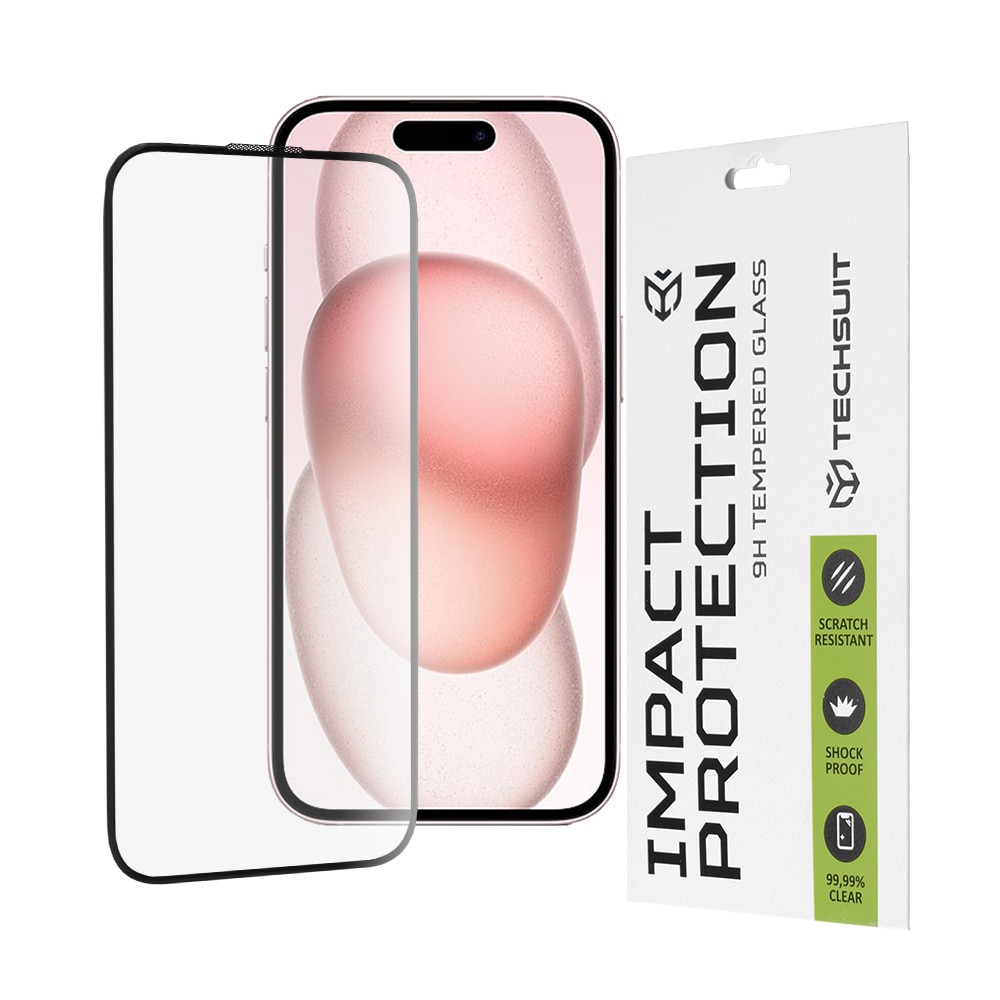 Husa Protectie Compatibila cu iPhone 15 / iPhone 16, Tim, Black
