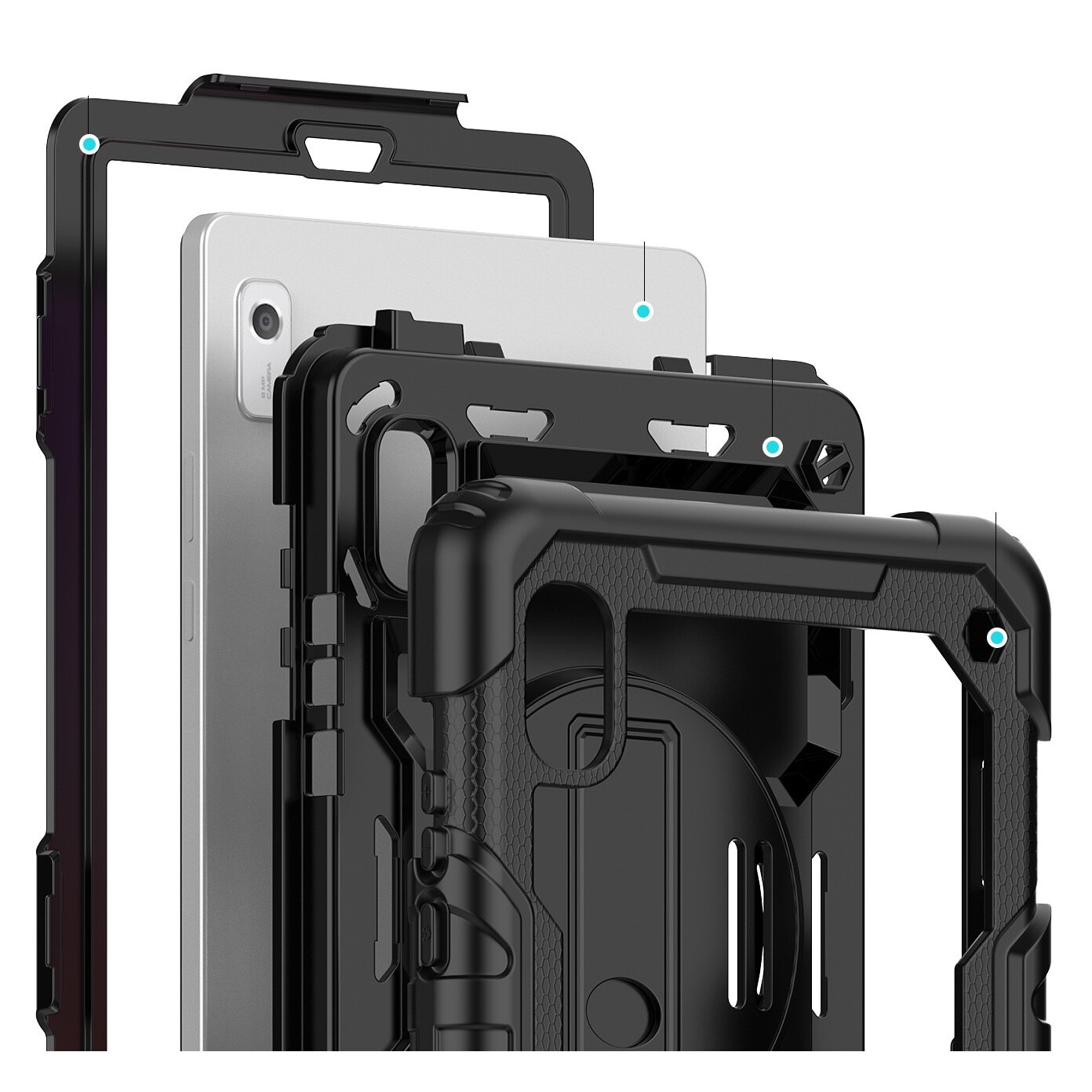 Husa tableta, Lenovo Tab M9 2023, protectie 100%, suport, 9"