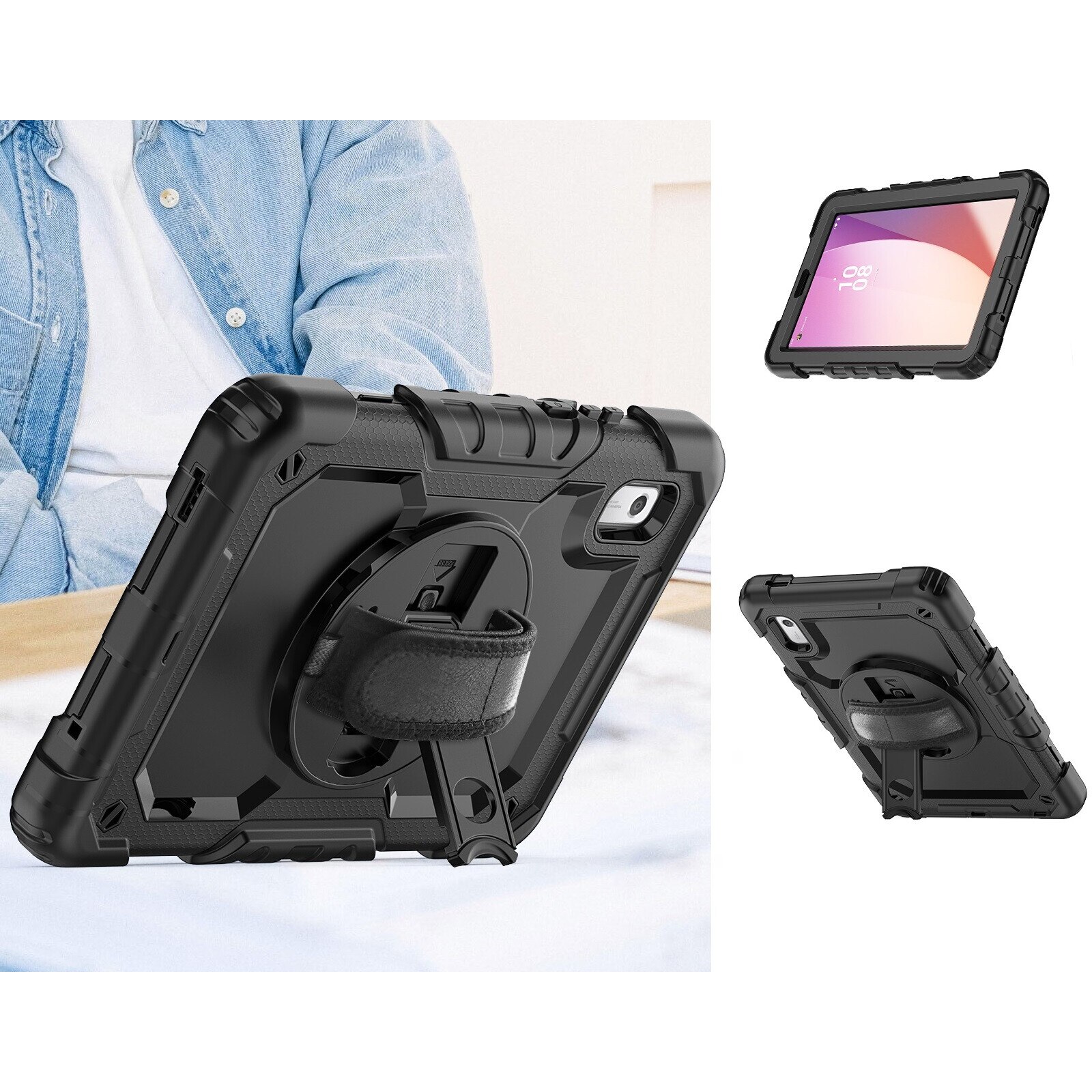 Husa tableta, Lenovo Tab M9 2023, protectie 100%, suport, 9"