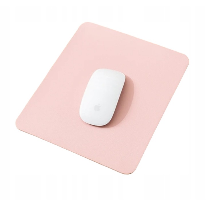 Mousepad din piele, pentru APPLE MAGIC MOUSE, roz
