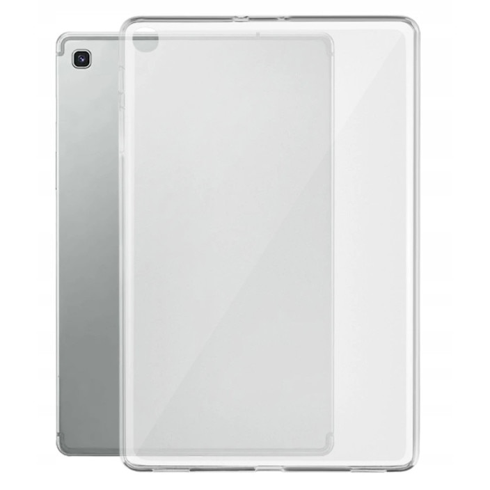 Husa tableta, Silicon, Compatibil cu Samsung Galaxy Tab A, Transparent