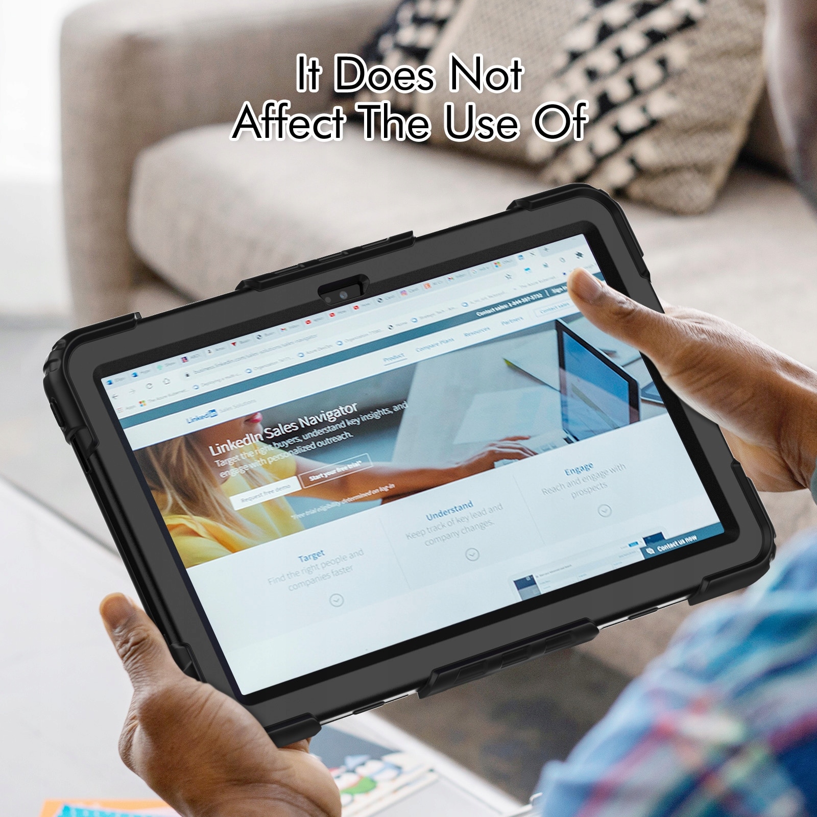 Husa pentru Lenovo Tab M10 2022 3gen 10.1", TPU, Negru