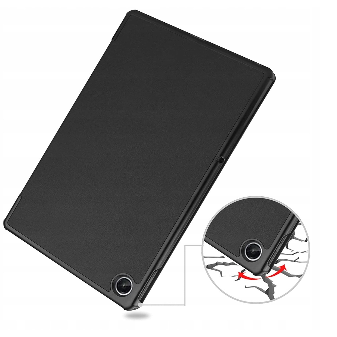 Husa Lenovo Tab M10 10.1", Piele ecologica, Verde