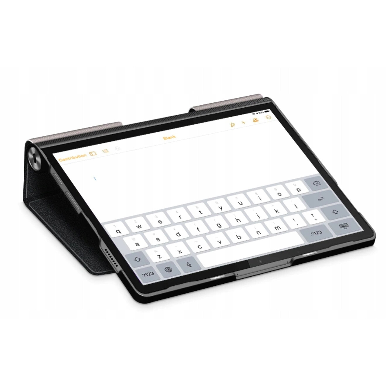 Husa pentru tableta Lenovo Yoga Tab 11, cu stylus, microfibra, multicolor