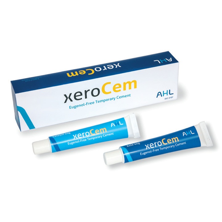 Ciment dentar provizoriu, XeroCem, analog Temp Bond, baza 40gr si catalizator 20gr