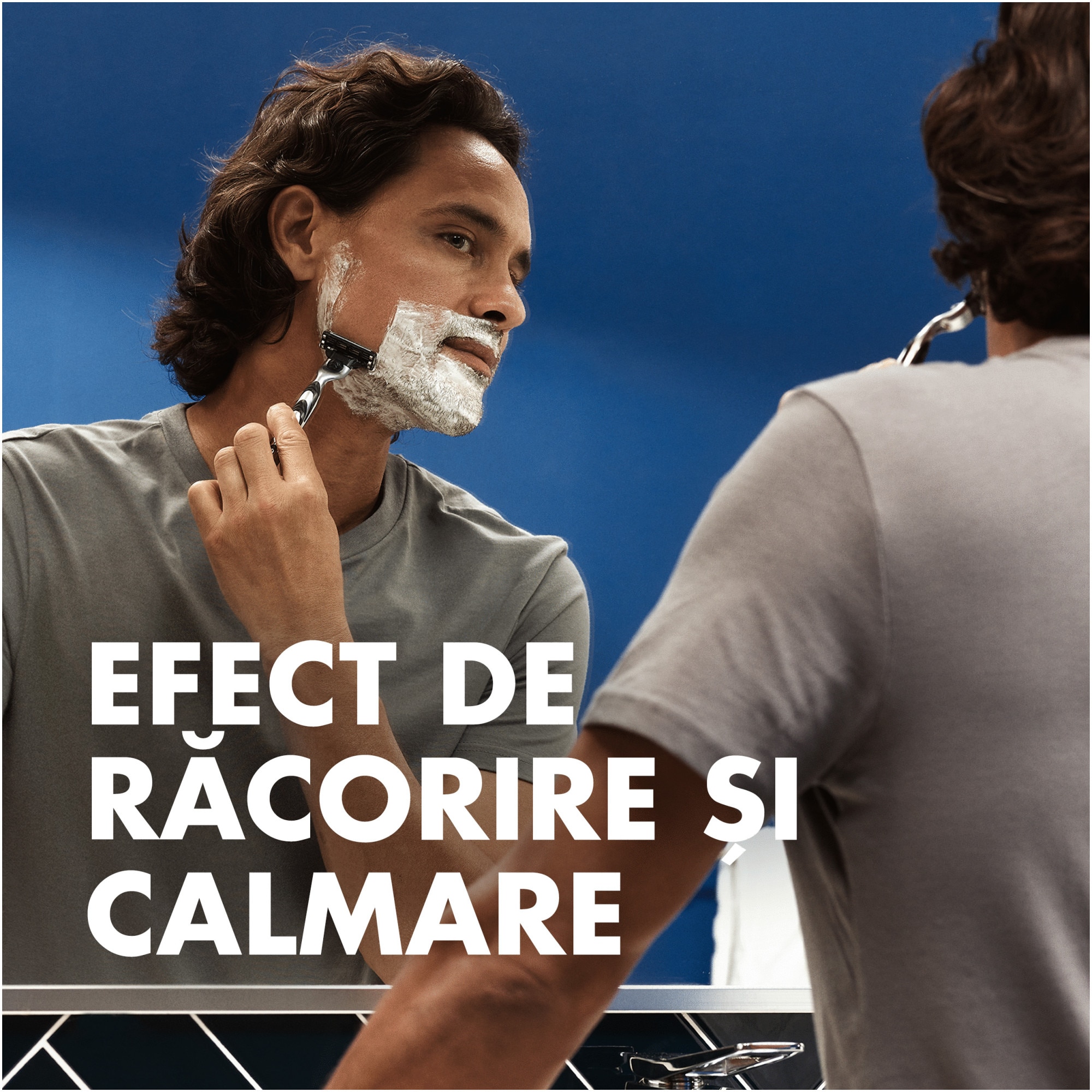 Set cadou Gillette Sensor3: Aparat de ras + 5 Lame de rezerva +