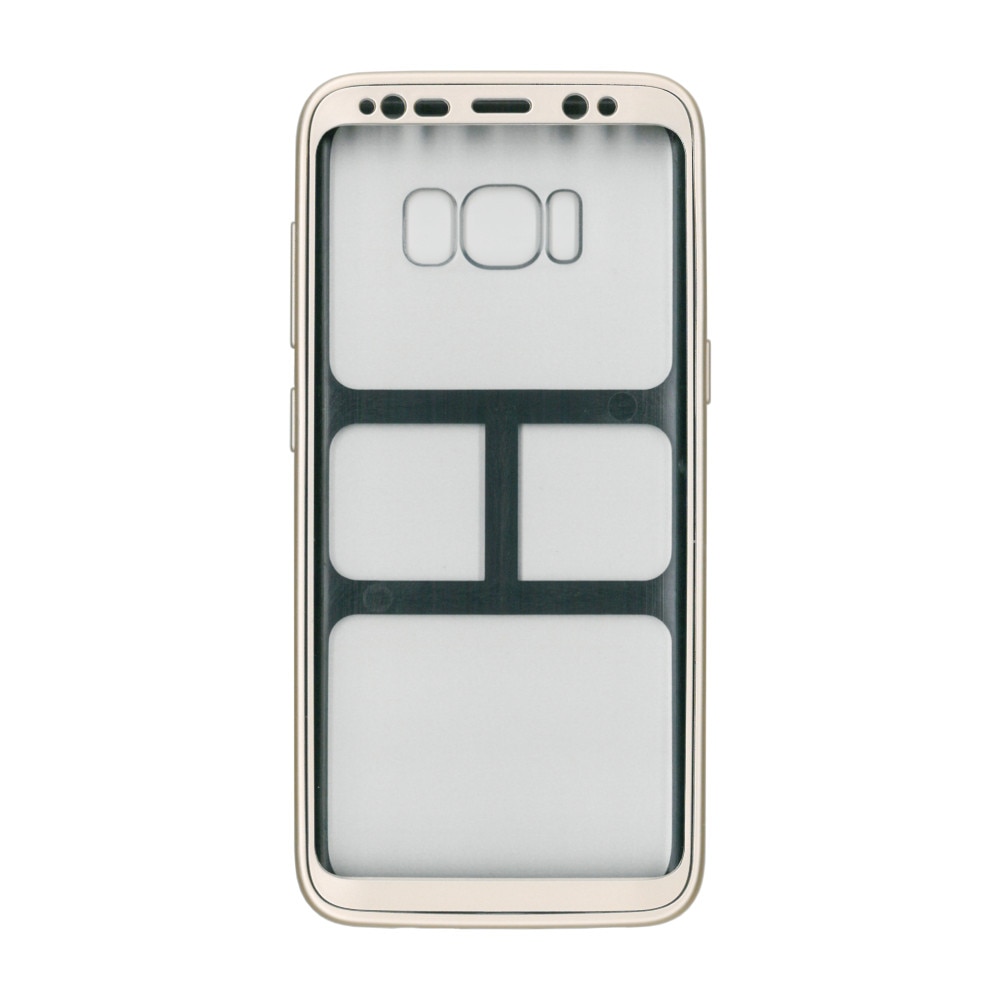 Husa din silicon full body EuroCELL pentru Galaxy S8 Plus, auriu