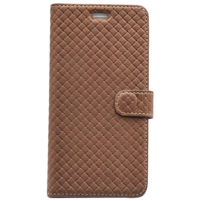 Husa de protectie Tellur Book, Cross, piele, pentru Huawei P9, Maro