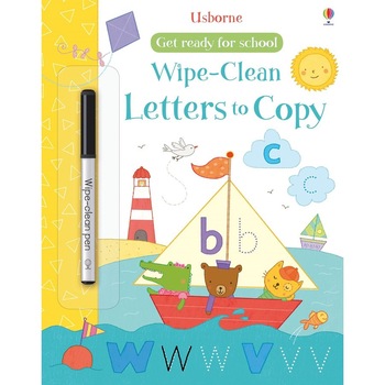 Wipe-Clean Letters to Copy - Carte Usborne (3+) Wipe-Clean Letters to Copy - Carte Usborne (3+)