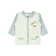 Дълга пижама BOAT DUCK от 2 части за бебета/момчета, ERAKIDS, бродерия "Ratusca", 100% първокласен памук, бяло/пастелно синьо