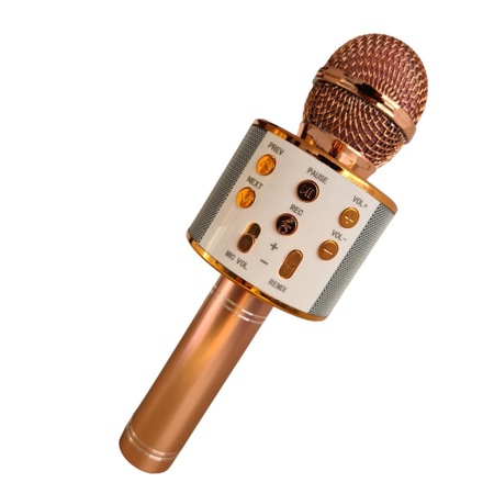 Микрофон за караоке за деца, С радио, Bluetooth, USB, слот за SD карта ...