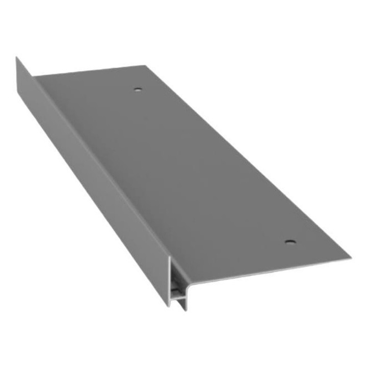 Lépcsőprofil, Renoplast, Alumínium, 200 cm, Szürke