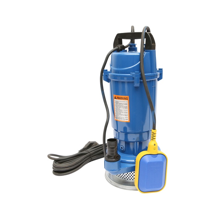 Pompa drenaj, apa murdara submersibila cu flotor 550W, 133L/min, adancime 20m, 220V, QDX1.5-25-0.55F Breckner Germany
