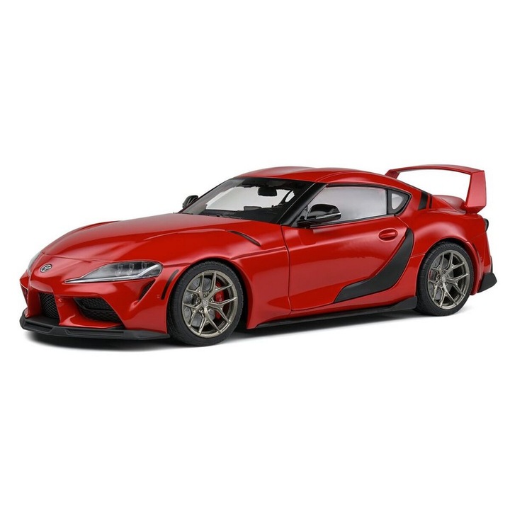 Toyota GR Supra Streetfighter piros 2023 modell autó 1:18