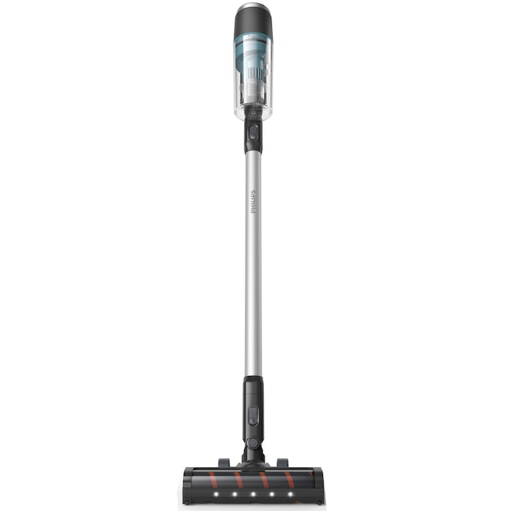 Philips 3000 Seria XC3031/01 függőleges porszívó, 3 fokozatú szűrőrendszer, akár 60 perc kiegészítő akkumulátorral, LED szívófej, fekete