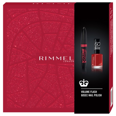 Set Cadou Rimmel: Mascara Volume Flash X10 Extreme Black 8 ml + Lac De ...