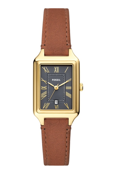 Fossil, Часовник с кожена каишка, Кафяв