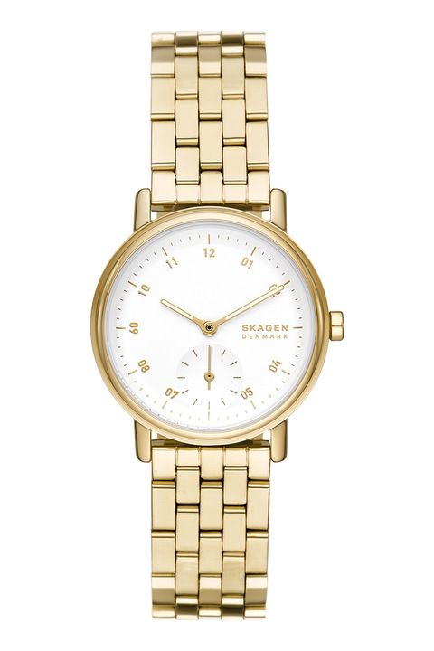 Skagen, Ceas analog cu bratara metalica, Auriu