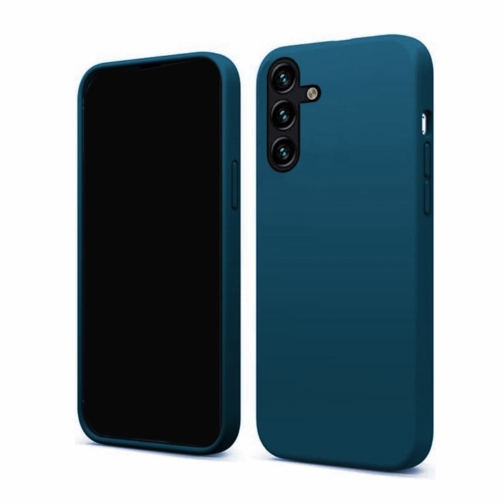 Telefontok Samsung Galaxy M14 5G - kék szilikon hátlap tok