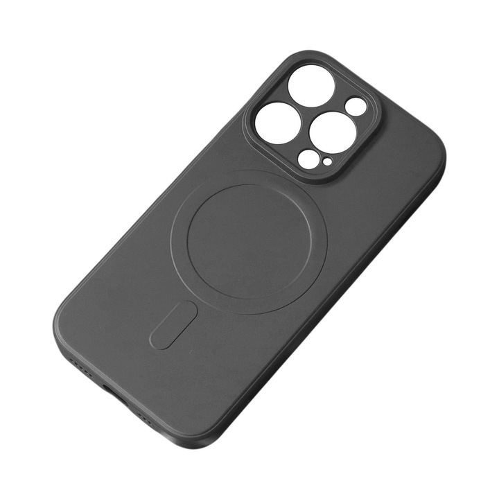 Защитен калъф MagSafe за Apple iPhone 13 Pro Max, Ultra Silicone, CN1712, Черен