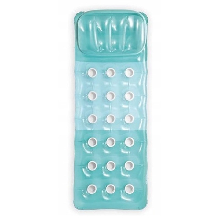 Saltea gonflabila, Intex, Vinil, 188x71 cm, Albastru