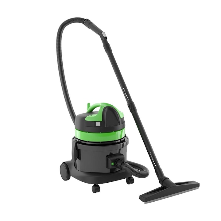 Aspirator, Aeolus Eolo Home & Professional, 1300 W, 230 V, Negru/Verde