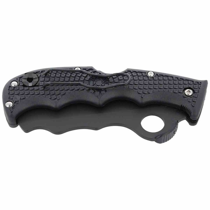 Cutit pliabil cu lama din otel inoxidabil, Spyderco, Negru, C79PS