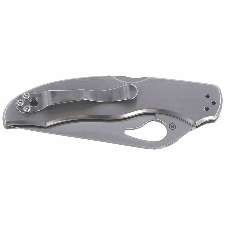 Cutit pliabil din inox, Spyderco, Argintiu, BY01