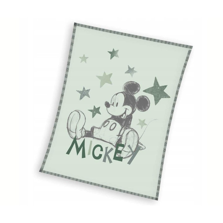 Patura coral, MICKEY MOUSE, 70x100 cm, CARBOTEX, Poliester