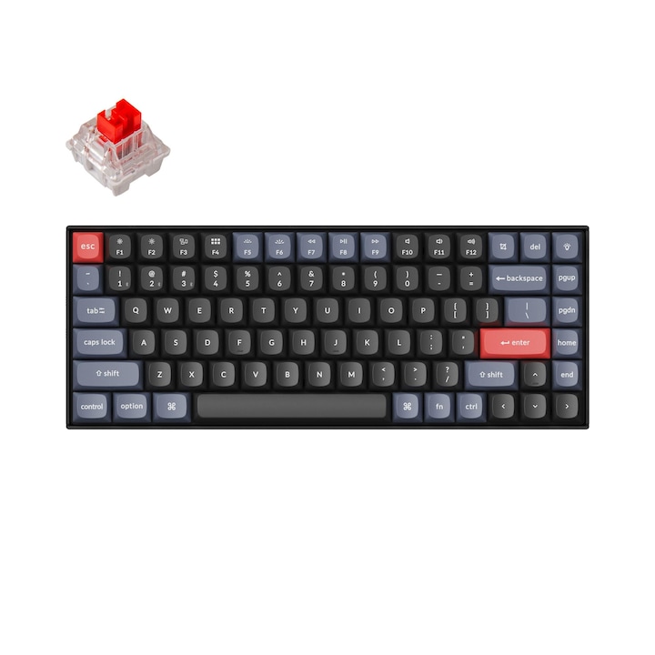 Клавиатура Геймърска механична клавиатура Keychron K2 Pro HS Red Switch, White Backlight Plastic Frame K2P-G1