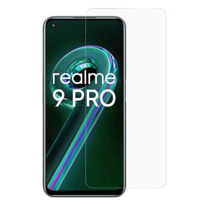 Стъклен протектор за дисплей MBX, За Realme 9 5G/9 Pro 5G, Прозрачен