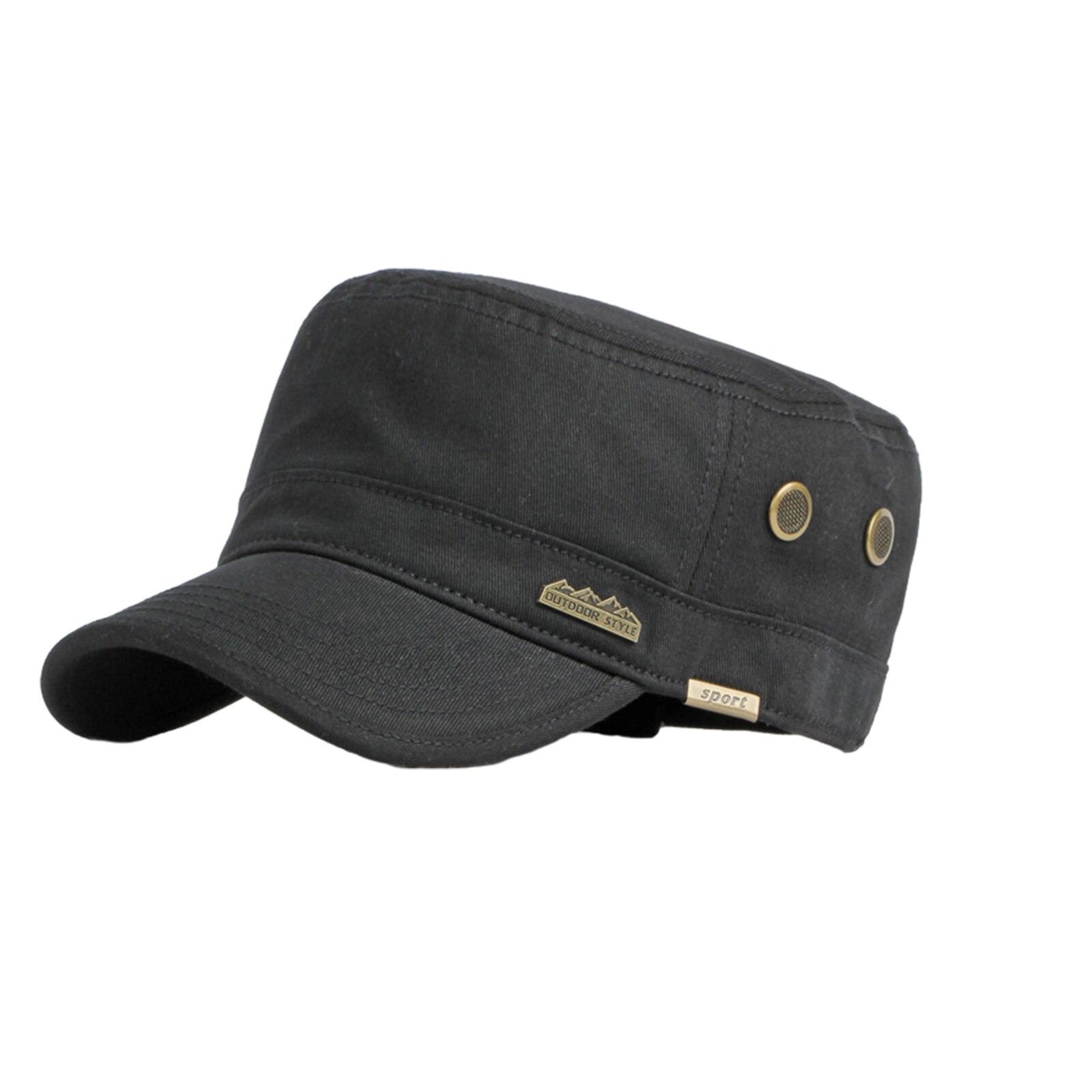 Sapca plat, Darklove, Cu catarama metalica reglabila, pentru camping ...