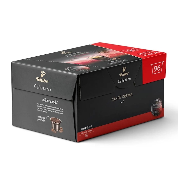 Tchibo Cafissimo Caffé Crema Columbia kávékapszula 96 db, 768g