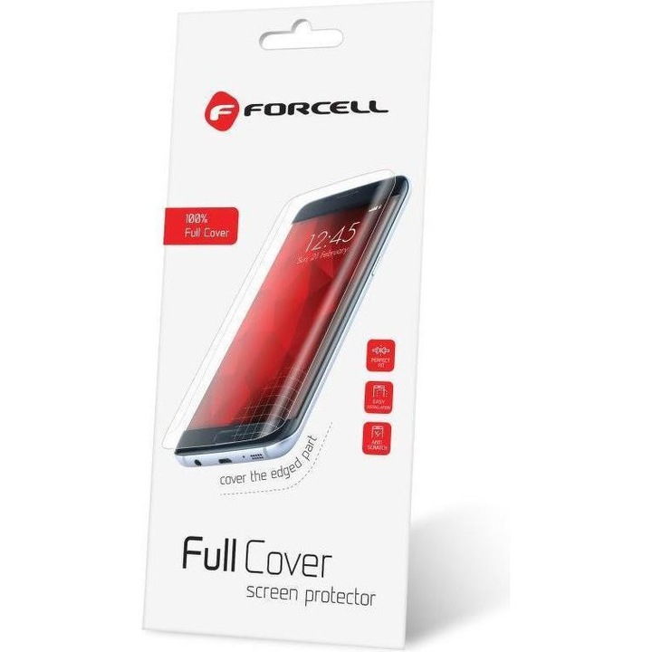 Ütésálló védőfólia Nokia 7 Plus-hoz, Forcell Silicone 3D Nano Glass, Átlátszó