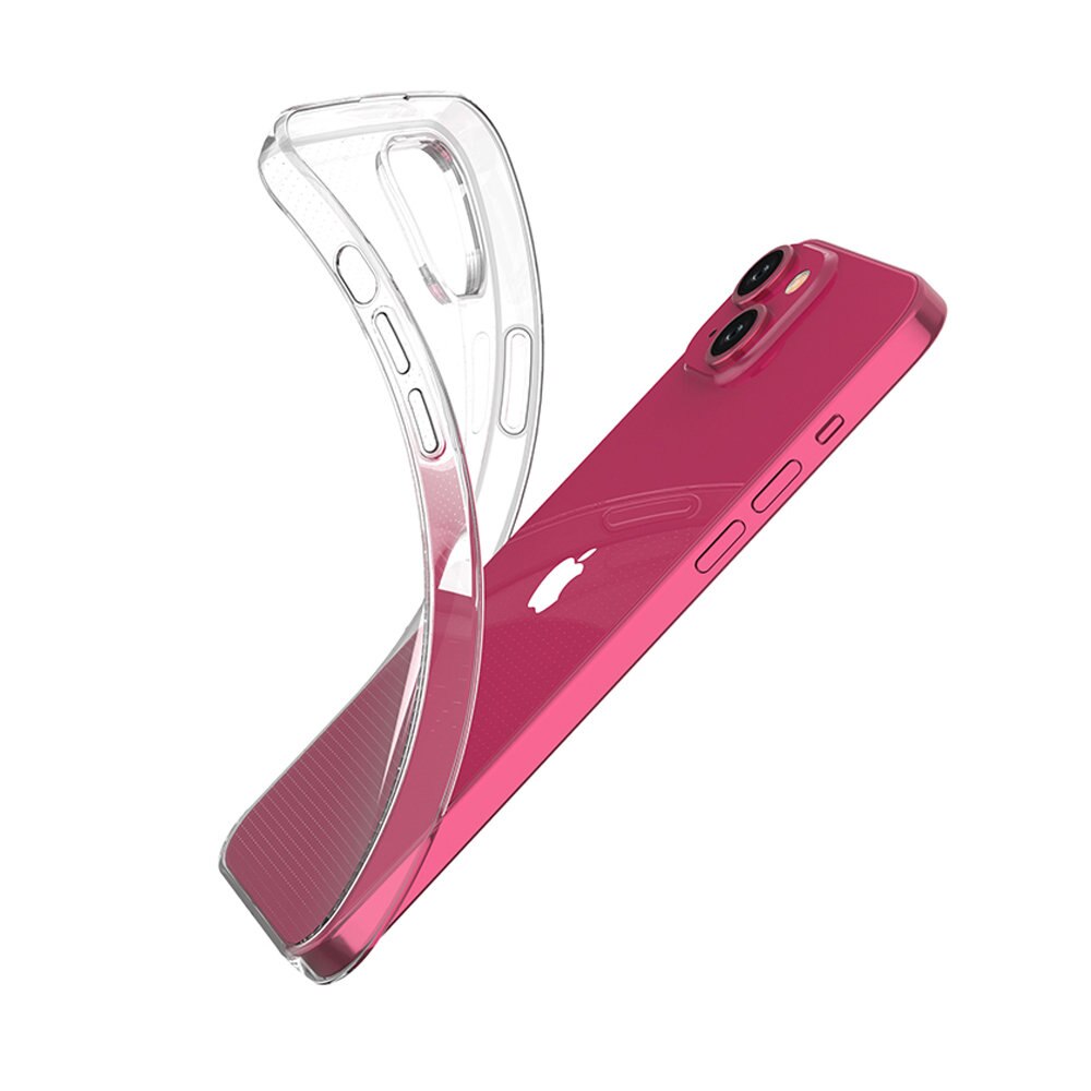 Carcasa Ultra Clear compatibila cu iPhone 15 Plus, TPU, 0.9mm, Transparent
