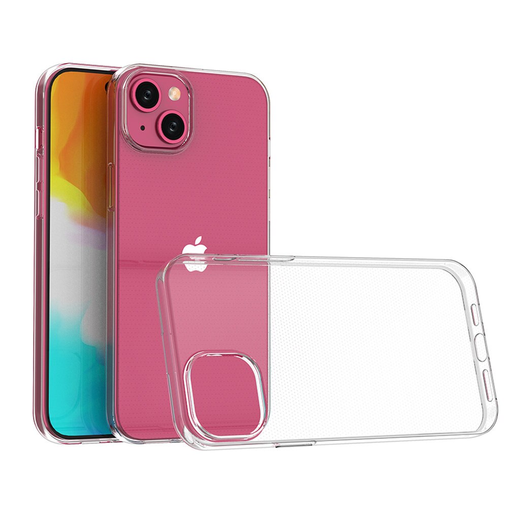 Carcasa Ultra Clear compatibila cu iPhone 15 Plus, TPU, 0.9mm, Transparent