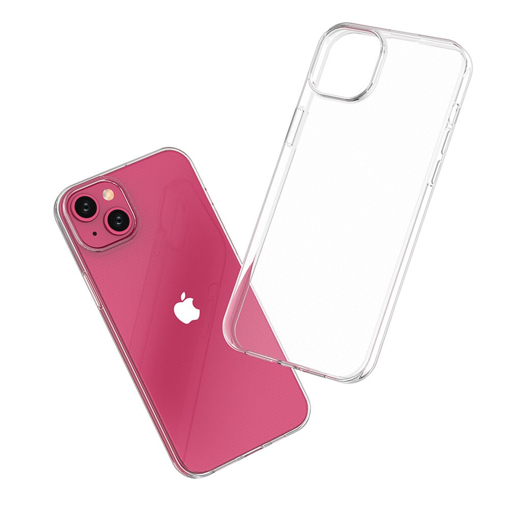 Carcasa Ultra Clear compatibila cu iPhone 15 Plus, TPU, 0.9mm, Transparent