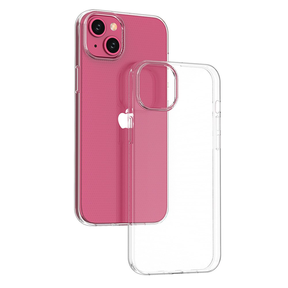 Carcasa Ultra Clear compatibila cu iPhone 15 Plus, TPU, 0.9mm, Transparent